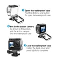 thumbnail image 3 of 4 In 1 Waterproof Camera Surfing Waterproof Housing Case Diving Cover Shell+3PCS Lens Filter Set For Gopro Hero 9 Accessories, 3 of 11