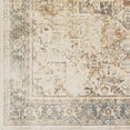 thumbnail image 2 of Lillian SkyBlue/Brown 5' x 8' Machine Washable Area Rug, 2 of 2