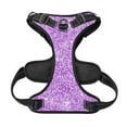 thumbnail image 5 of Bingfone Lilac Glittering No Pull Dog Vest Harness For Small Medium Large Dogs Strap For Puppy Walking,Training,Dog Harness-X-Large, 5 of 9