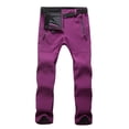 thumbnail image 1 of Pantalones De Esquí Para Mujer Softshell Grueso Para Viajes Senderismo Púrpura Rojo Sunnimix pantalones de mujer, 1 of 8
