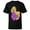 Black, variant on Tangled Princess Rapunzel T-Shirt - Short Sleeve T-Shirt for Kids - Customized-Red