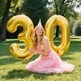 thumbnail image 4 of Globo Kelfuoya Gold Number 30, lámina de mylar de 40 pulgadas, 4 of 7