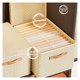 thumbnail image 3 of Organizador de almacenamiento de ropa tablero de PP colcha plegable caja de almacenamiento de pantalones vaqueros con tapa armario de dormitorio gran, 3 of 7