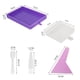 thumbnail image 5 of Bandeja para pinturas de diamantes, kit de herramientas para manualidades, placa de taladro abatible grande, almacenamiento Multicolor, 5 of 5
