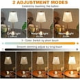 thumbnail image 4 of WE Cordless Lamp, Crystal+Dimmable+3 Colors Rechargeable Lamp, Touch Battery Operated Vintage Ambient Light for Kitchen/Bedroom/Bathroom Shower/Dining Table/Entryway/Hallway/Bar, 4 of 9