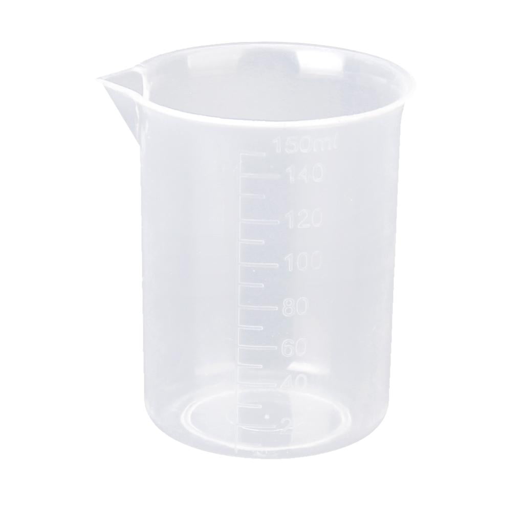 Transparent Graduated Cylinder Measuring Cup Beaker Clear, 150ml