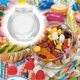 thumbnail image 2 of Plastic Containers Food Canisters Round Jars Candy Storage Decorations, 2 of 5