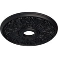 thumbnail image 3 of Ekena Millwork 16 1/2"OD x 3 5/8"ID x 1 1/8"P Apollo Ceiling Medallion (Fits Canopies up to 5 5/8"), Hand-Painted Steel Gray, 3 of 6