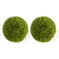 thumbnail image 2 of Kojooin 16 Inch Large Artificial Topiary Balls Set of 2 for Indoor and Outdoor, Artificial Topiary Flower Balls with Hanging Chains for Patio,Garden,Wedding and Home Decor, 2 of 6