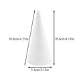 thumbnail image 2 of Conos de espuma Crafjie Craft, paquete de 24 unidades, blancos, 5,4 x 11 cm, 2 of 6