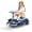Dark Blue, variant on ICEEIF 12V Electric Wiggle Car Ride On with Detachable Mop, Music, Multi-Speed, LED Lights, Indoor Outdoor Toy for Kids 3+, Purple