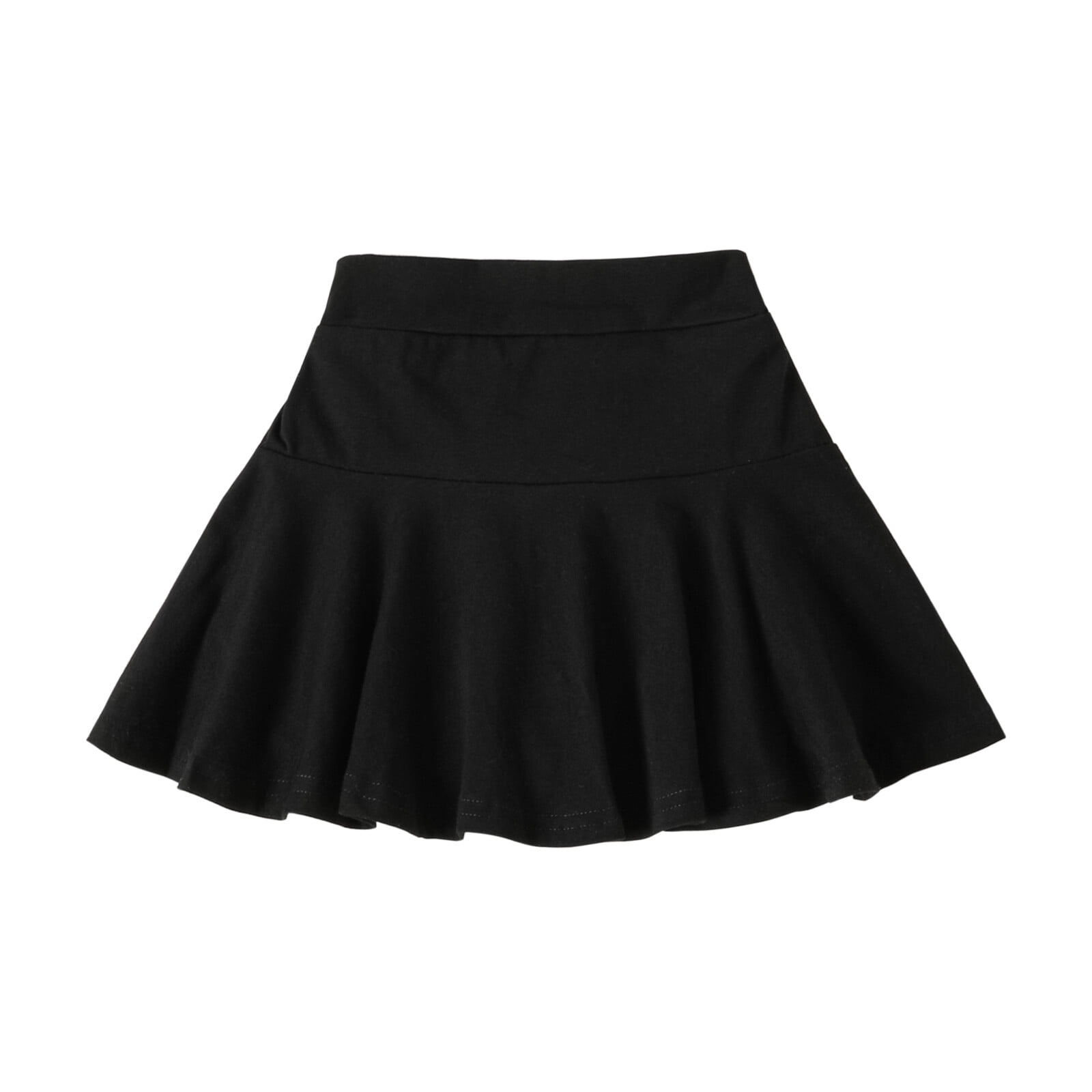 U·nikaka Toddler Baby Girl Skorts Flared Plain Pleated Skater Skirts