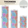 thumbnail image 4 of Pink Blue Lemon Fruit Slices Kitchen Rugs Sets Of 3,Kitchen Runner Rugs Non Skid Washable,Decorative Kitchen Floor Mats for Kitchen,Sink,Laundry,17"x30"+ 17"x47" + 17"x59", 4 of 6