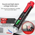 thumbnail image 3 of Adjustable Sensitivity Electrical Tester Pen Not Electric Detectors Live Wire Identifier Flashlight Color Displa, 3 of 17