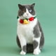 thumbnail image 4 of Acaricie la cadena decorativa coloreada sombrero del árbol de navidad de la campana de la tela de la felpa del collar de la bola del gato y del perro, 4 of 5