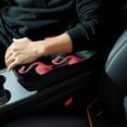 thumbnail image 6 of Flamingo Car Armrest Cover 12.5x8.2 Inch Soft Comfortable Furry Printed Accessory - Armrest Accessories, 6 of 6