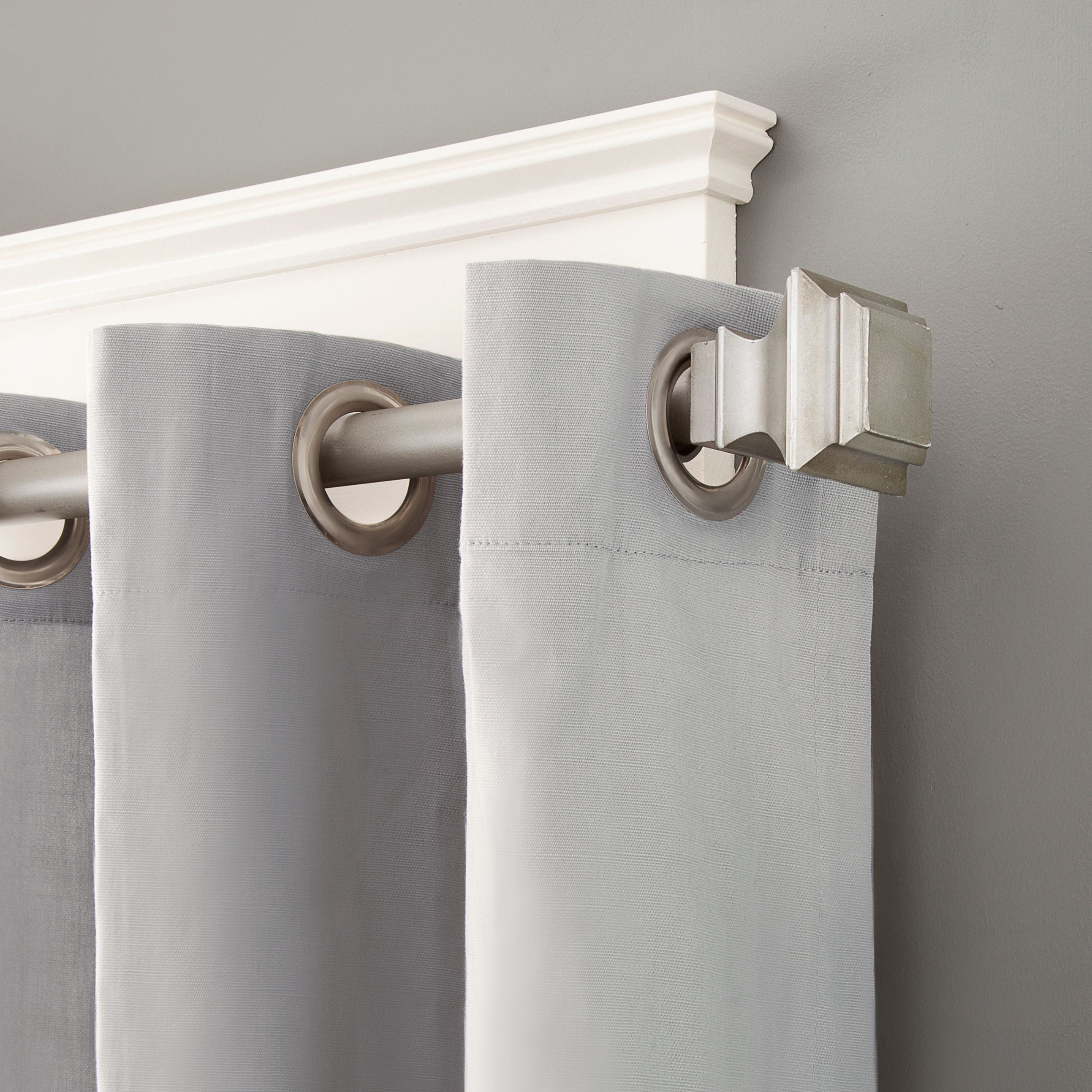 Kenney Lincoln Window Curtain Rod 1 Diameter 90 130 Length Kenney Lincoln Window Curtain Rod 1 Diameter 90 130 Length Champagne Pewter Com
