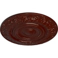 thumbnail image 3 of Ekena Millwork 20 7/8"OD x 1 1/4"P Biddix Ceiling Medallion (Fits Canopies up to 7 1/2"), Hand-Painted Brushed Mahogany, 3 of 7