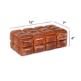 thumbnail image 2 of Creative Co-Op Marbled Resin Studded Box, Amber, 2 of 3