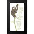 thumbnail image 2 of Villa, Mlli 9x14 Black Modern Framed Museum Art Print Titled - The Top Sloth, 2 of 5