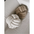 thumbnail image 2 of Decorative Knot Accent Cushion (Sand Boucle, 35 CM), 2 of 2