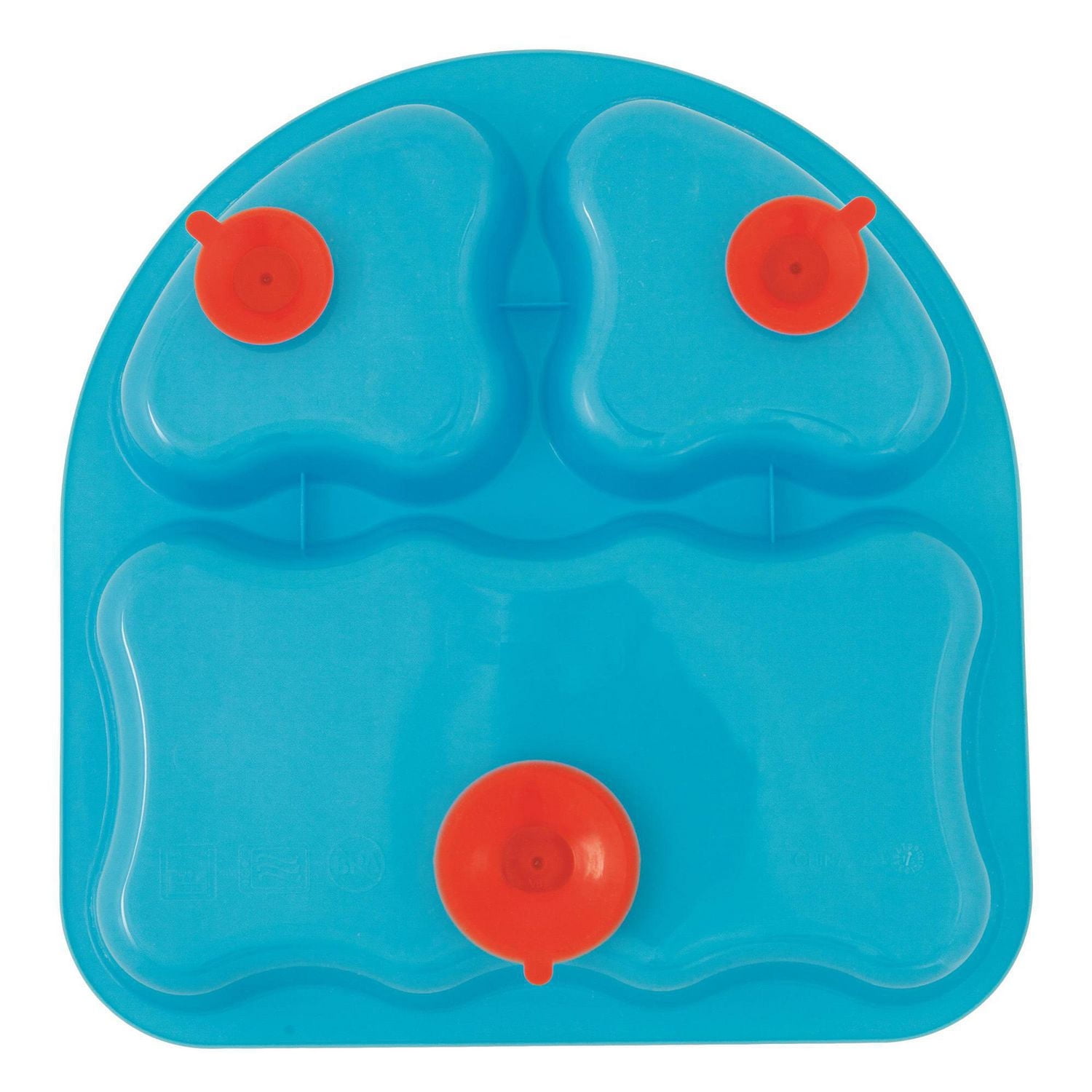 First Essentials by NUK™ Tri-Suction Plate, Assorted Colours, 2 Pack, 6+ Months