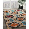 thumbnail image 3 of Ahgly Company Machine Washable Indoor Rectangle Contemporary Sepia Brown Area Rugs, 7' x 9', 3 of 7