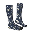 thumbnail image 3 of Balery Daisies Flowers Printed Novelty Socks Men's Women's Crew Socks Sports Socks Knee High Socks Cotton Socks Quirky and Cool Socks, 3 of 9