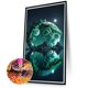 thumbnail image 2 of Cuadros Decorativos Kit de isla de pintura de diamante de taladro redondo completo DIY 5D decoración del hogar (LP223) Wdftyju de costura negro 4 estilos, 2 of 9