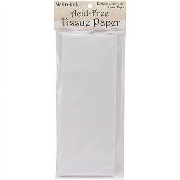 SatinWrap Acid-Free Tissue Paper - 10 Sheets, 20x30 Inches, PH-Neutral, White