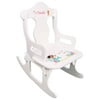 Personalized African American Mermaid Princess Puzzle Rocker