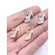 thumbnail image 5 of 10pcs Handmade Rhinestone Two Tone Ladies High Heels Pendant Pop Bracelet Earrings Accessories DIY Charm Jewelry Crafts Making, 5 of 5