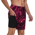 thumbnail image 2 of Fotbe Burgundy Tie Dye Traje de Baño para Hombre – Shorts de Natación de Secado Rápido con Forro y Bolsillos-XX-Large, 2 of 6