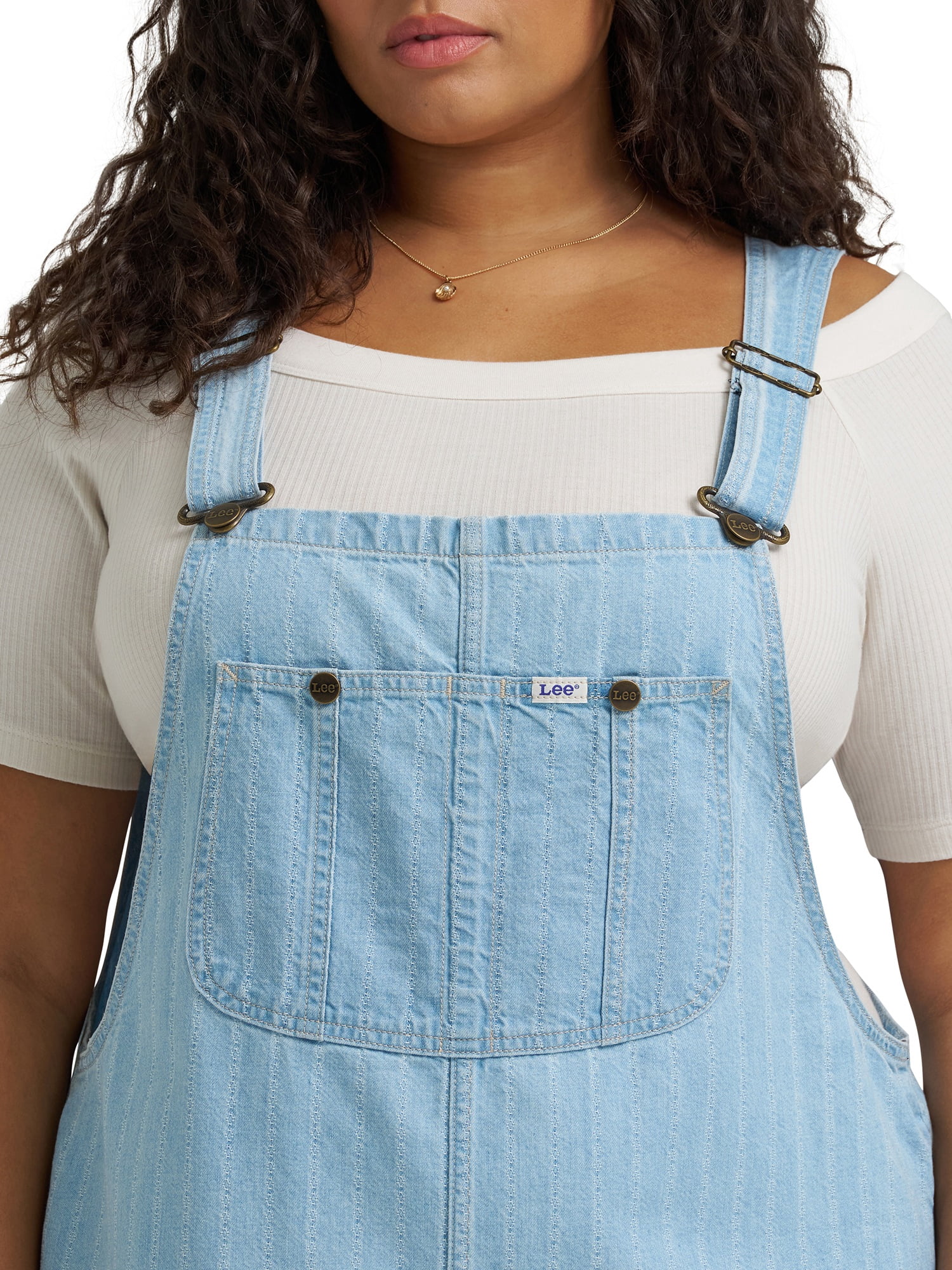Lee® Women's Plus Heritage Denim Skirtall Dress, Sizes 0X-4X