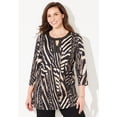 thumbnail image 3 of Catherines Women's Plus Size Keyhole Accent Tunic, 3 of 6