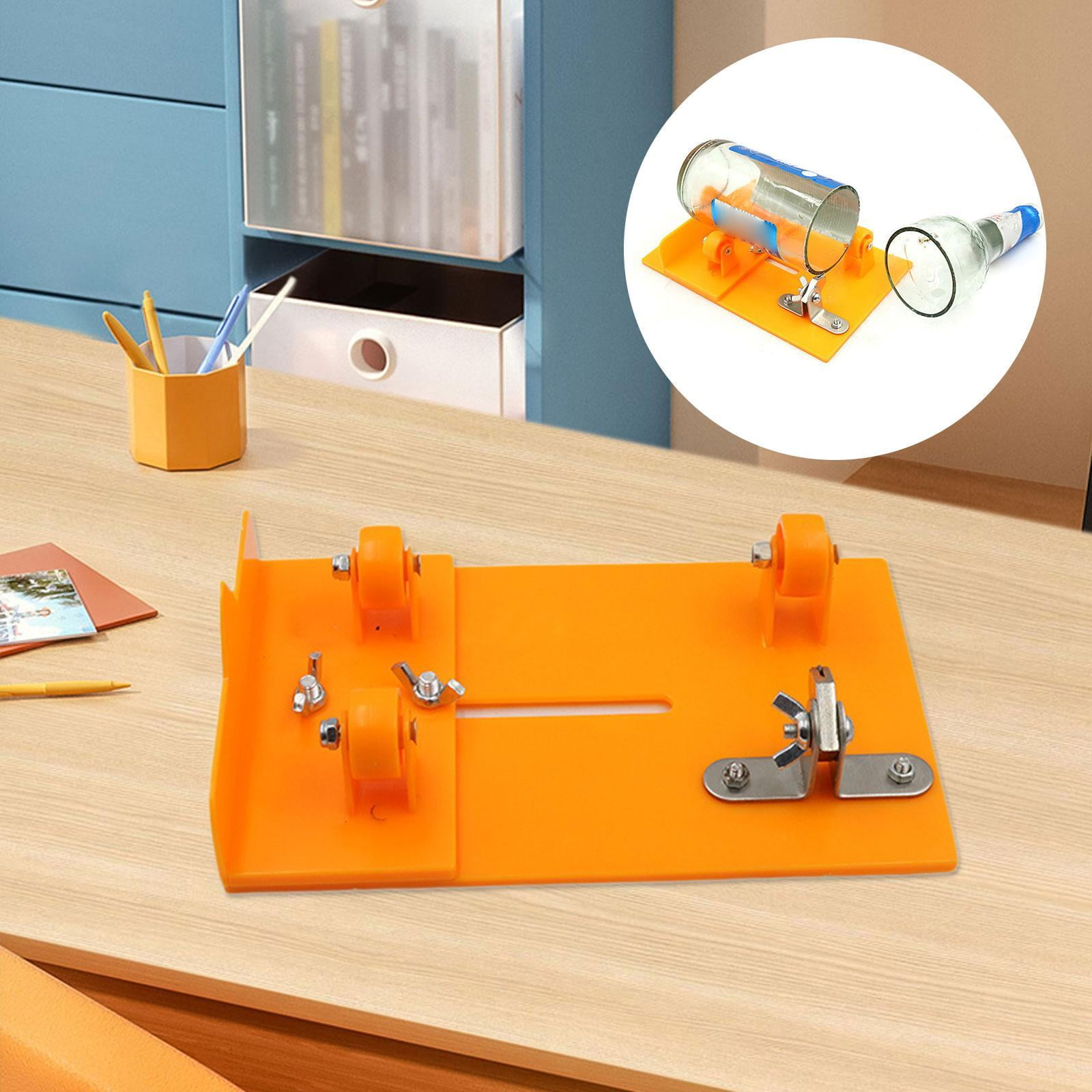 FVDPWYE Glass Bottle Cutter DIY Device PC Board Adjustable High Strength Cutting Tool Orange
