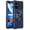 Blue, variant on For Cricket Icon 2026 (Regular Version) Robotic Ring Kickstand Hybrid Cell Phone Cover Case - Blue