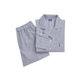 thumbnail image 4 of Polo Ralph Lauren Crop Top & Boxer Poplin Pajama Set - 4P8010 (Navy Stripe, L), 4 of 4