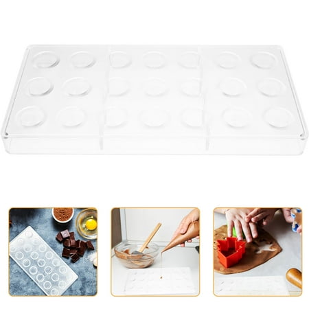 LIFKOME Reusable Clear Chocolate Mold Tray for Baking Candy Making Pastry and Kitchen Dessert Preparation