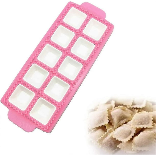Ravioli Maker Mold - Plastic Ravioli Tray - Mold For 10 Square Ravioli, Ravioli Cutter, Ravioli Press, Ravioli Stamp