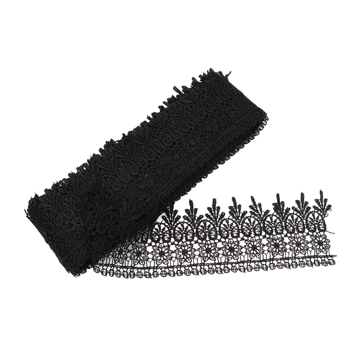 Lace Ribbon White Trim The Fabric Embroidery Yard Trimming Stretch