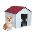 thumbnail image 1 of Casa para Perro Mediano Chico MascoAmigo con Puerta Metálica Térmica plastico 75x65x63 cm Rojo, 1 of 8