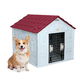 thumbnail image 1 of Casa para Perro Mediano Chico MascoAmigo con Puerta Metálica Térmica plastico 75x65x63 cm Rojo, 1 of 8
