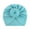 Blue, variant on Ludlz Baby Turban Hats Turban Bun Knot Baby Infant Beanie Baby Girl Soft Cute Toddler Cap