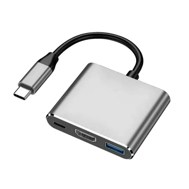 Cable De Transferencia Tipo C Base De Expansión 3 En 1 4K Usbc (1 Unidad)