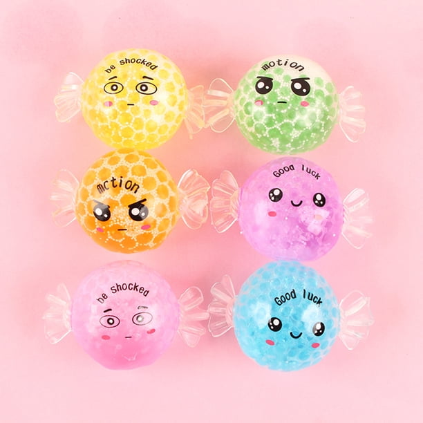 Expression Shape Candy Tpr Bead Candy Kneading Expression Vent Decompression Toy Artifact For ...