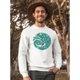thumbnail image 2 of Linocut Chameleon.  Sweatshirt Women -Image by Shutterstock, Female Small, 2 of 4