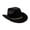 Black, variant on Ajshakl Womens Hats, Women'S Big Brim Cowboy Hat Western Bowler, Pink
