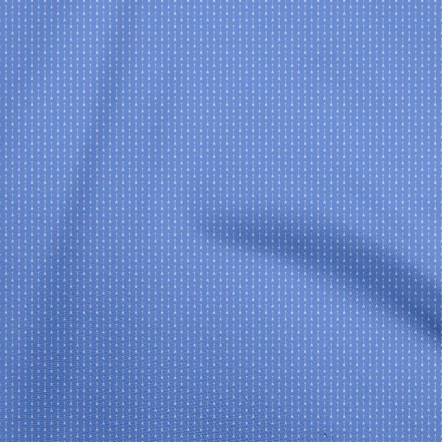 oneOone Georgette Viscose Blue Fabric Tribal Craft Projects Decor Fabric Printed By The Yard 42 Inch Wide