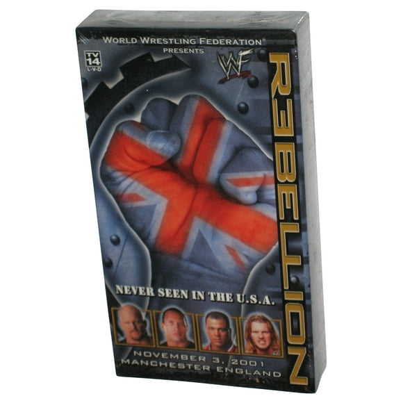 WWE Wrestling (2001) Rebellion November 3 Manchester England VHS Tape